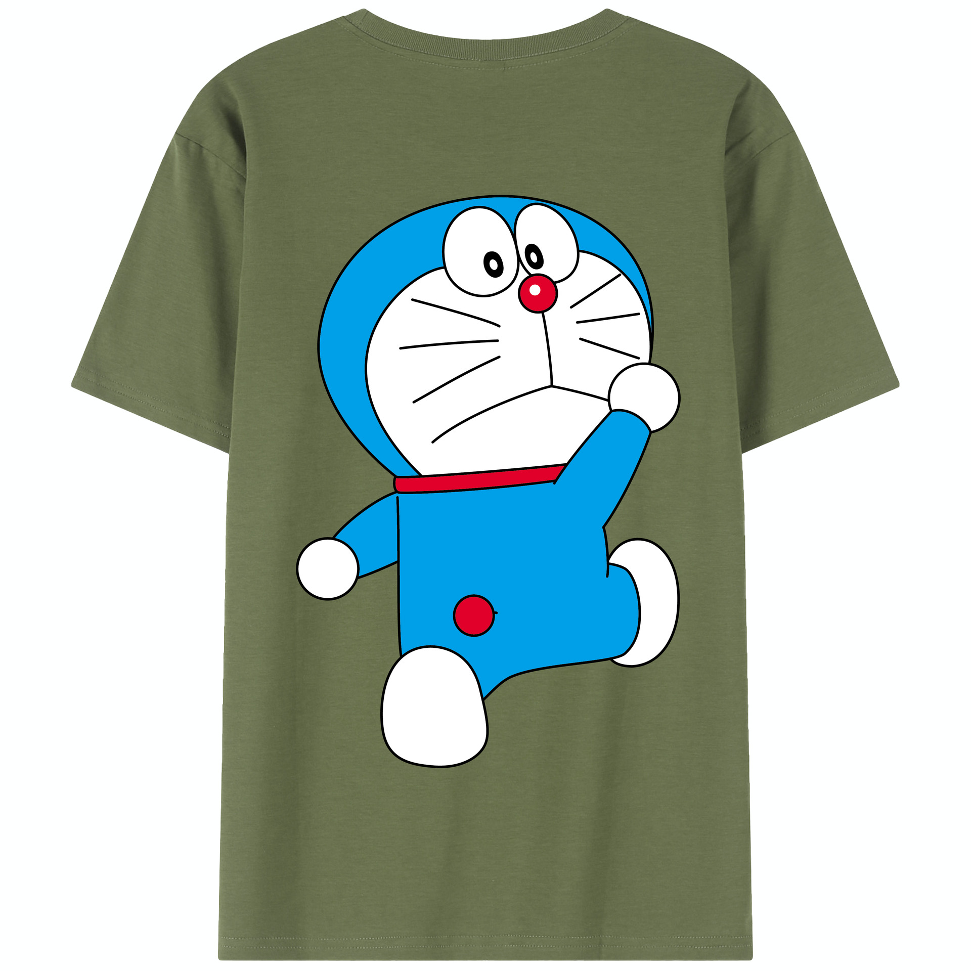 （画像用） ドラえもん Doraemon 綿100％半袖Tシャツ（背面プリント）